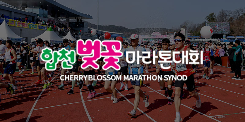 제25회 합천벚꽃마라톤 - 경남 마라톤 대회