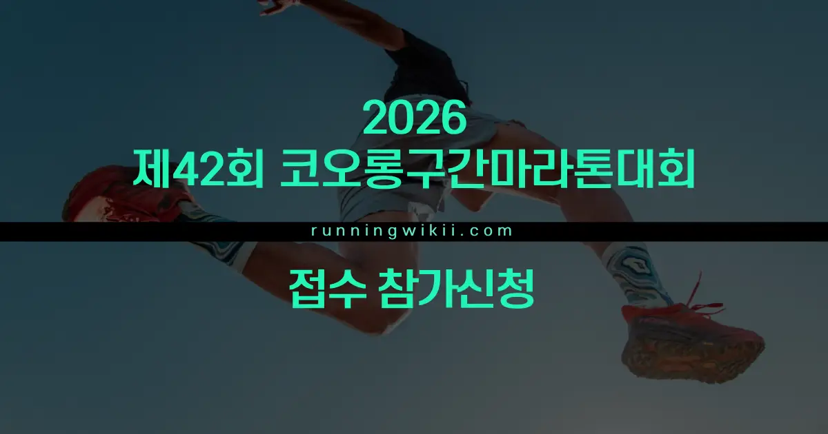 제42회 코오롱구간마라톤대회 - 경북 마라톤 대회